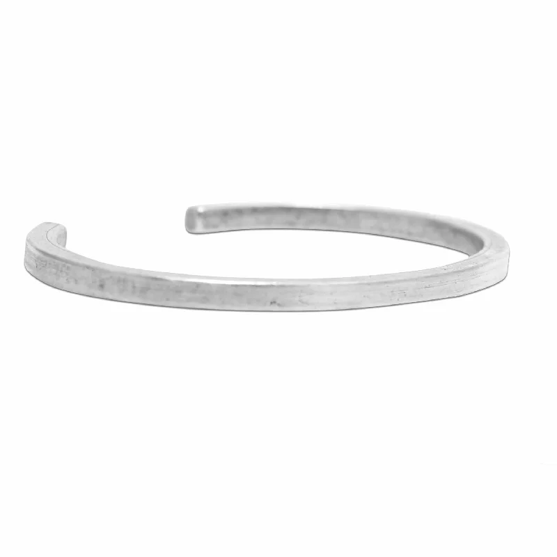 tendril engraved bracelet-All Square Cuff Bracelet