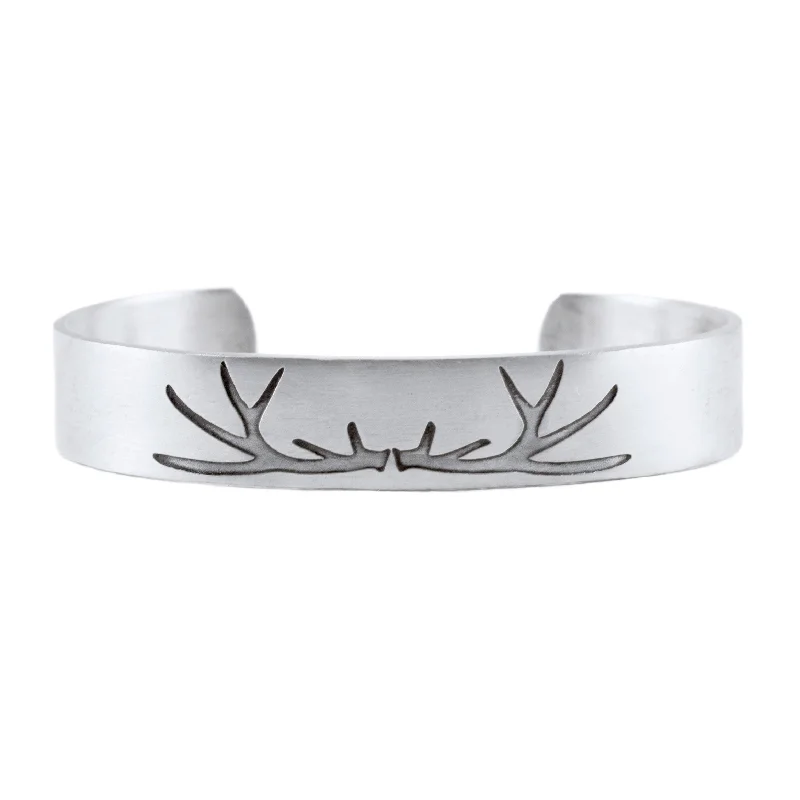 lavish chain bracelet-Elk Antlers Cuff Bracelet