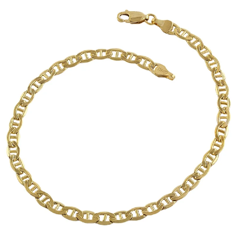 tendril beaded bracelet-Fremada 14k Yellow Gold Filled Mariner Link Bracelet (8.5 inch)