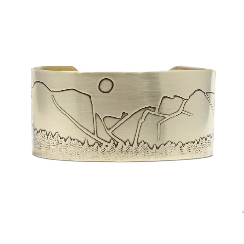 tendril cuff bracelet-Yosemite Wide Cuff Bracelet-