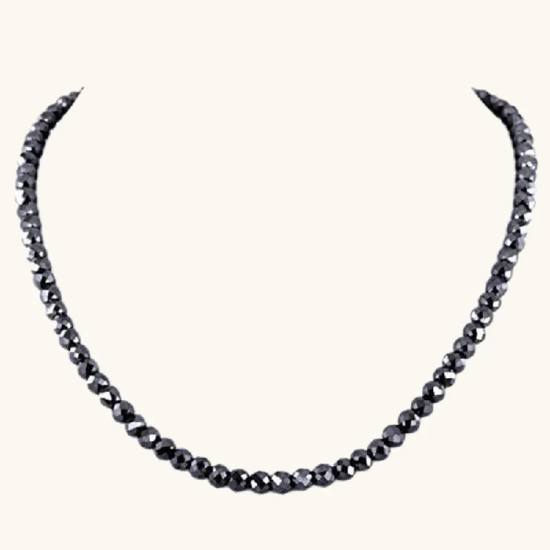 garnet healing necklace-Black Diamond Men's Necklace