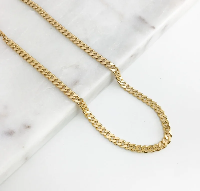 vintage pearl pendant necklace-Cuban Link Chain Necklace