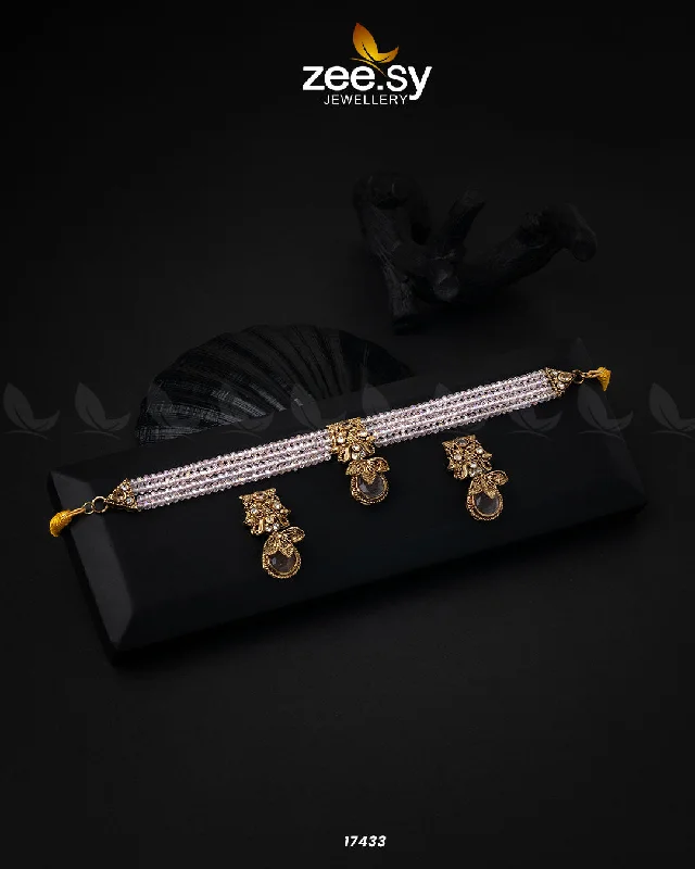 stretchable gold necklace-Egyptian Choker Necklace