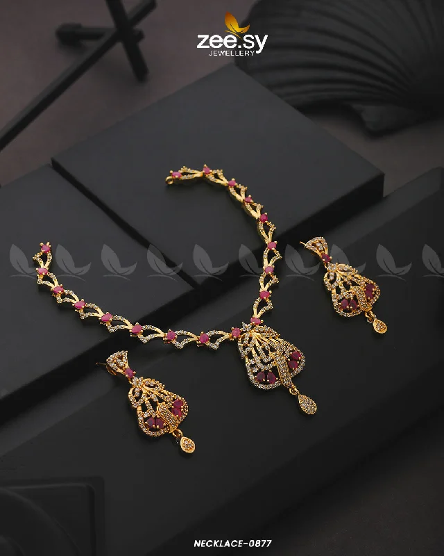 sci-fi gold necklace-NECKLACE-0877