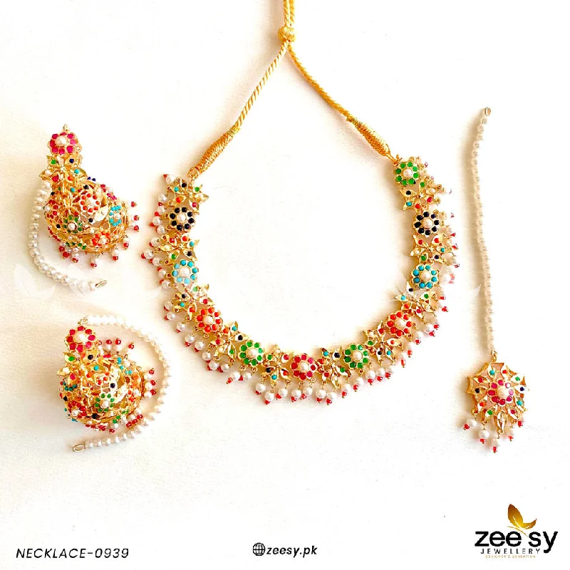 deep gold necklace-NECKLACE-0939