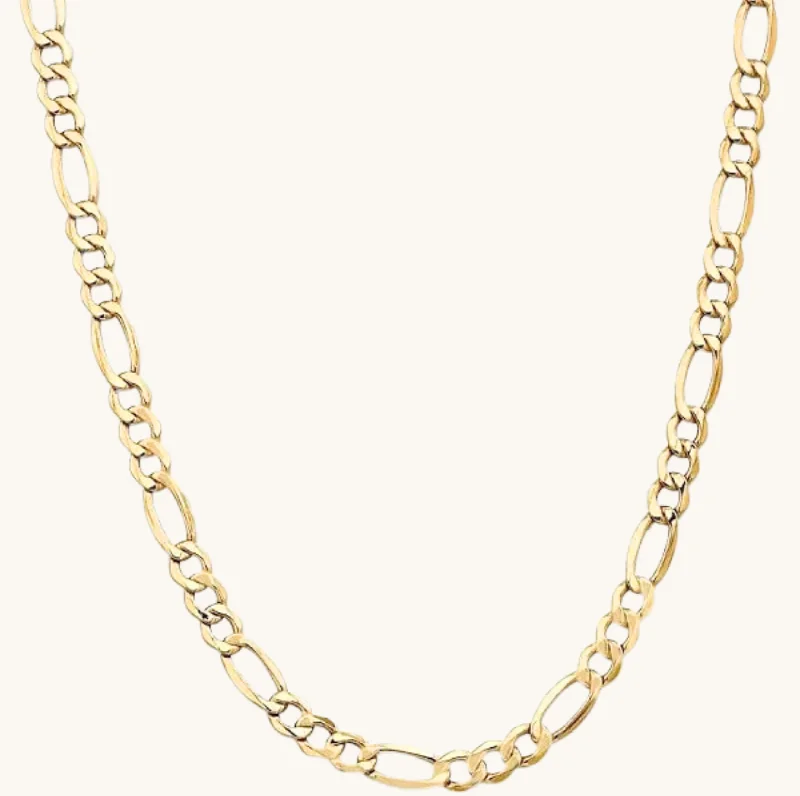 braided love necklace-Women's Thick Figaro Chain Necklace