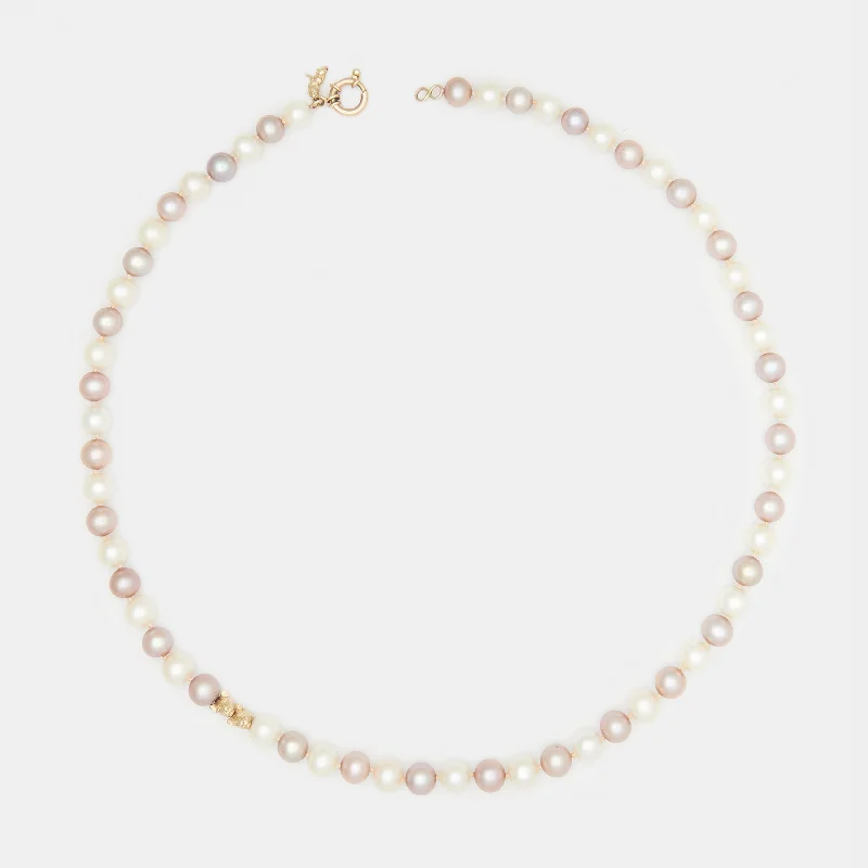 baroque gold necklace-Camille Pearl Necklace