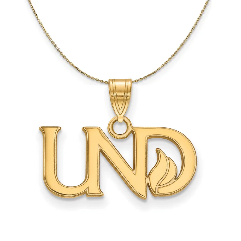 twisted pendant necklace-14k Yellow Gold North Dakota Small Necklace