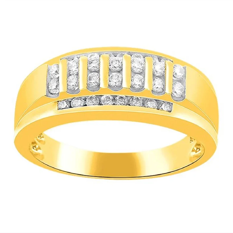 twilight diamond ring-1/2 CTW Diamond Ring in 10KT Yellow Gold