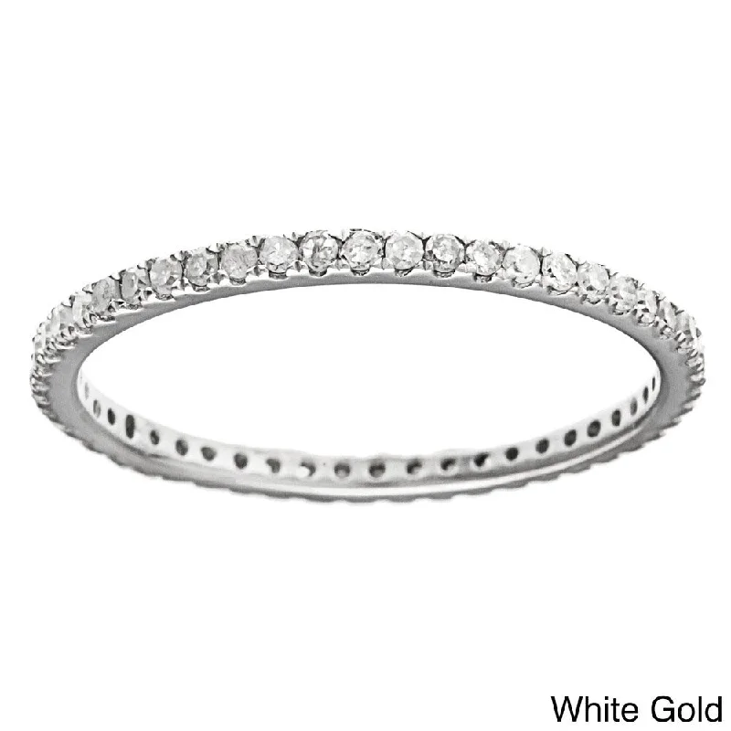 rose gold helix ring-10k Gold 2/5ct TDW Diamond Thin Stackable Band (G-H, I1-I2)