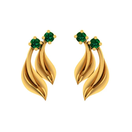 14KT (585) Yellow Gold Earring For Women