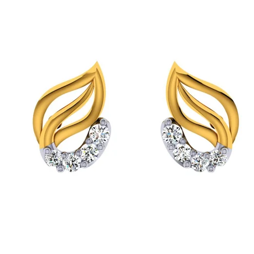 14KT (585) Yellow Gold Earring For Women