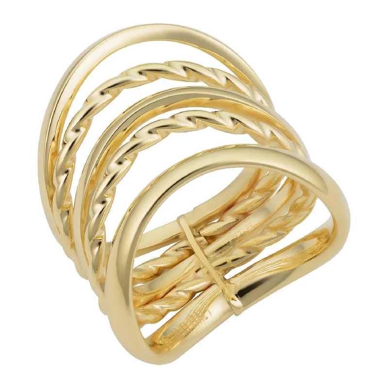 rover moon ring-14KT Yellow Gold Fashion Ring; Size 7