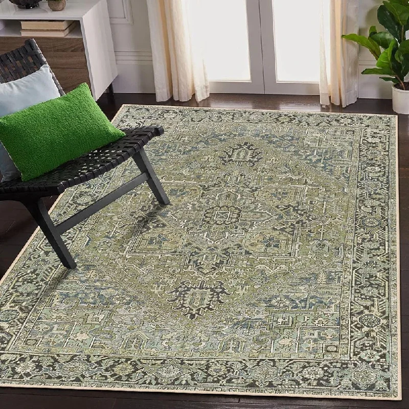 polished gold ring-3x5 Bedroom Area Rug, Non-Slip Washable Entryway Rugs