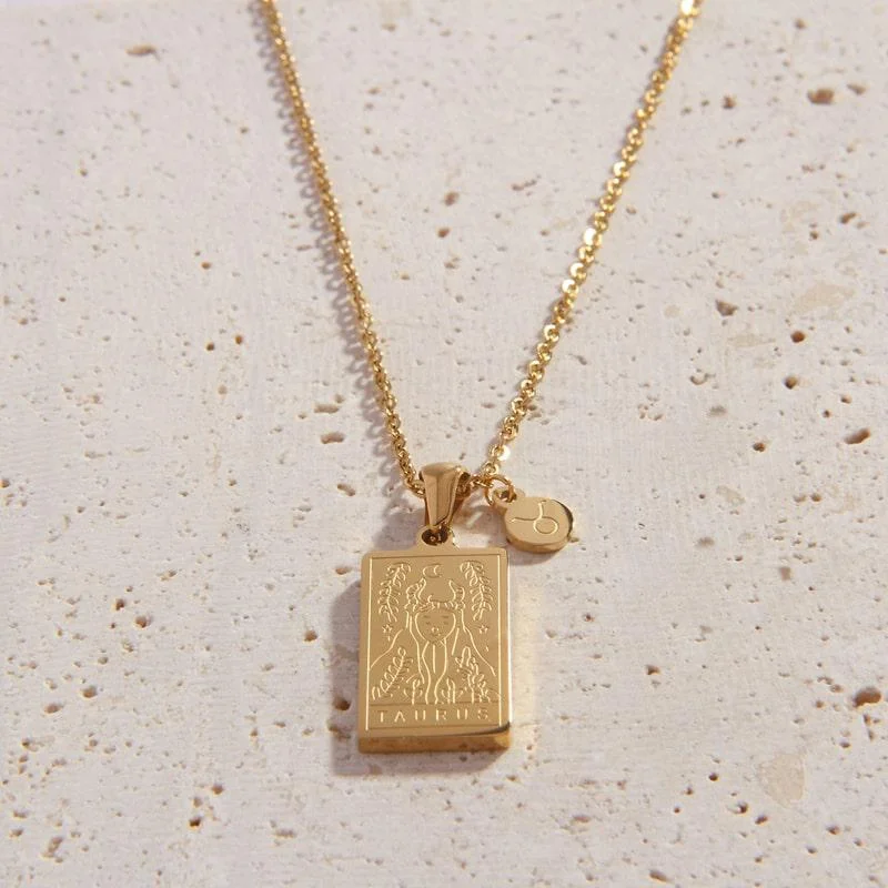 mini letter necklace-Caprice  Necklace