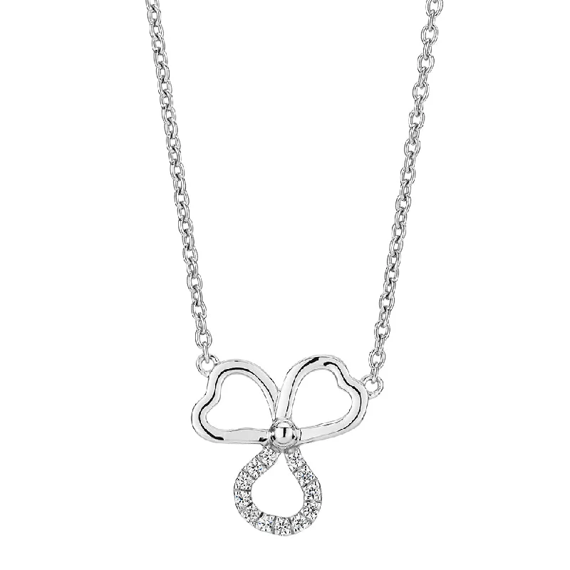 stretchable pendant necklace-Necklace in sterling silver