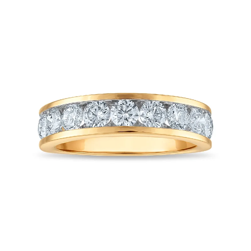 lavish diamond ring-Signature EcoLove 2 CTW Lab Grown Diamond Wedding Ring in 14KT Yellow Gold