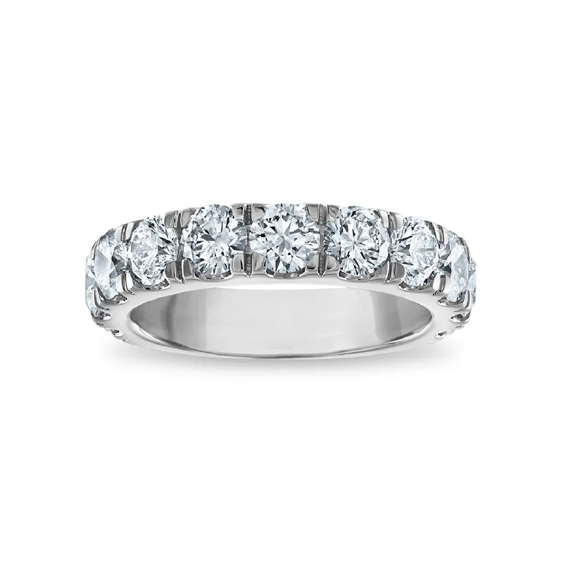 steel promise ring-Signature EcoLove 3 CTW Lab Grown Diamond Ring in 14KT White Gold