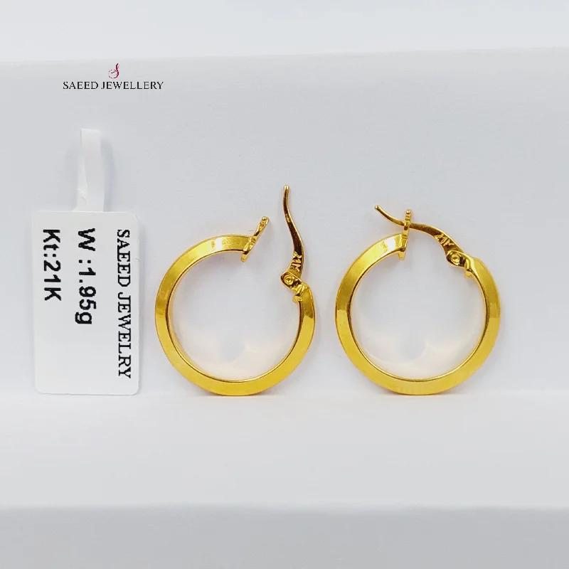 heirloom birthstone earrings-Rashadi Hoop Earrings