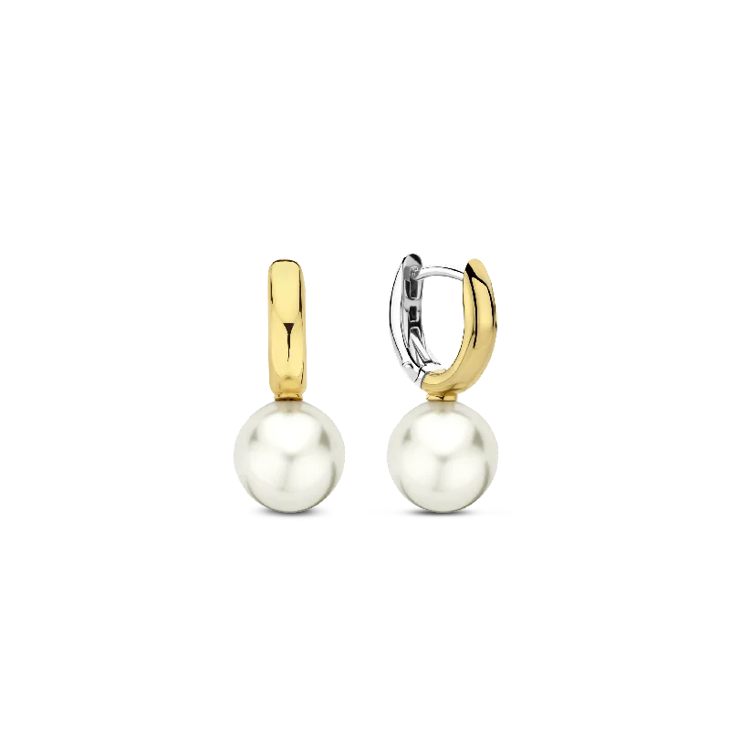 narrow stud earrings-TI SENTO Earrings 7986YP