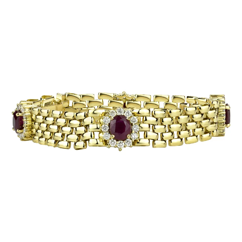 Bracelet - Ruby And Diamond