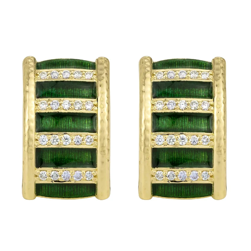 Earrings - Diamond (Enamel)